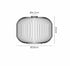 Atmore Black Chrome & Black Plate with 4 Pumpkin Shaped Glass Shades